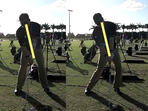 Moe Norman Swing address to impact Secondary Spine Tilt Address FOSPS