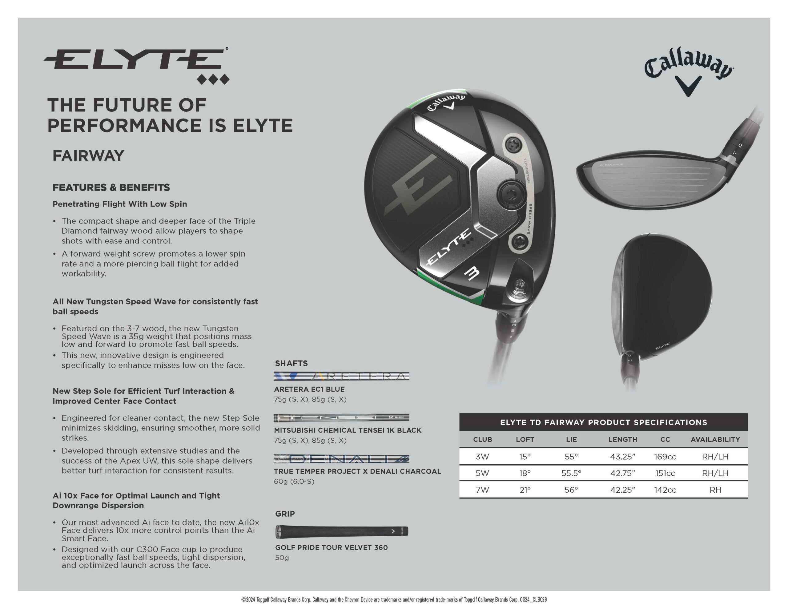 CG24_CLB029_2025ElyteAssets_SellSheets_Fairway-Elyte-TripleDiamond
