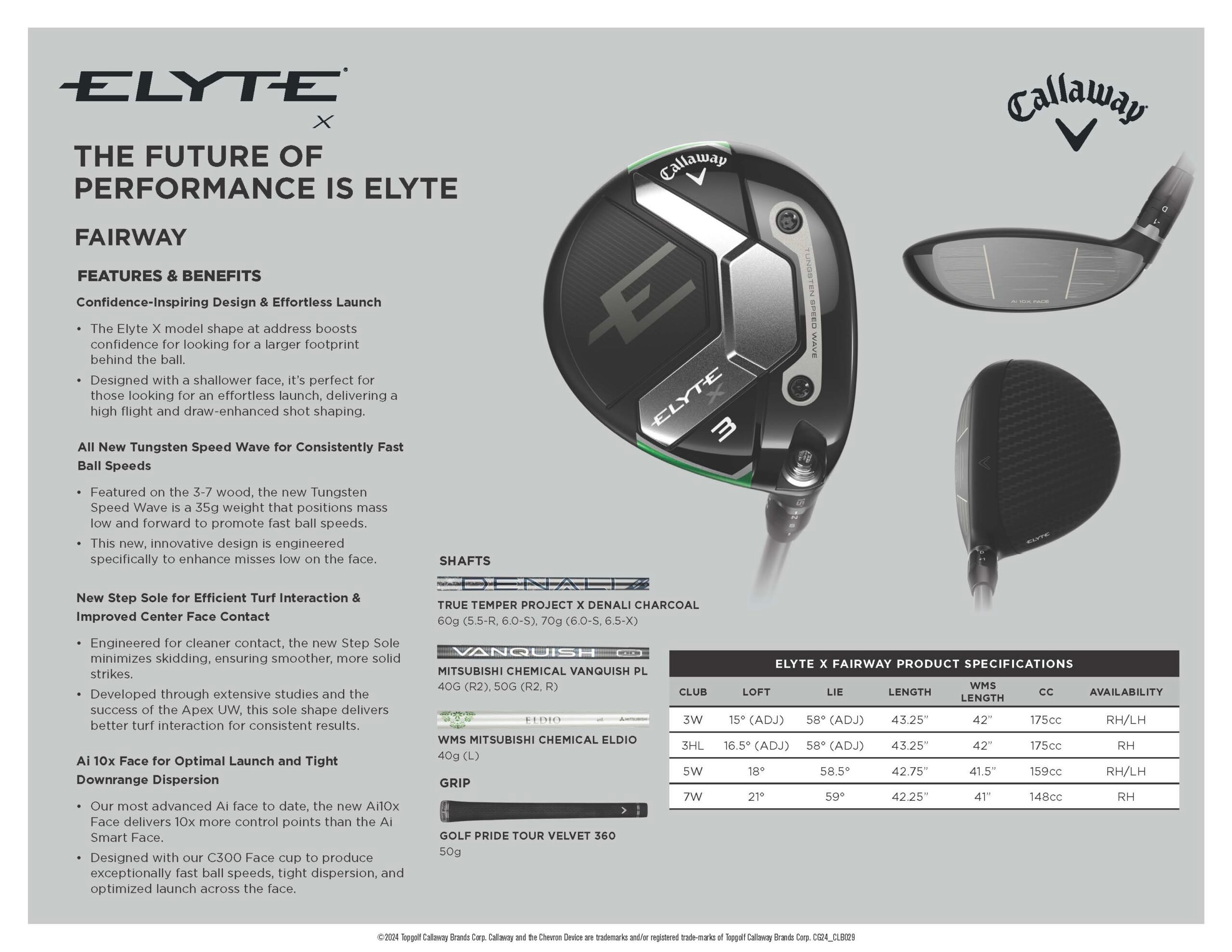 CG24_CLB029_2025ElyteAssets_SellSheets_Fairway-Elyte-X