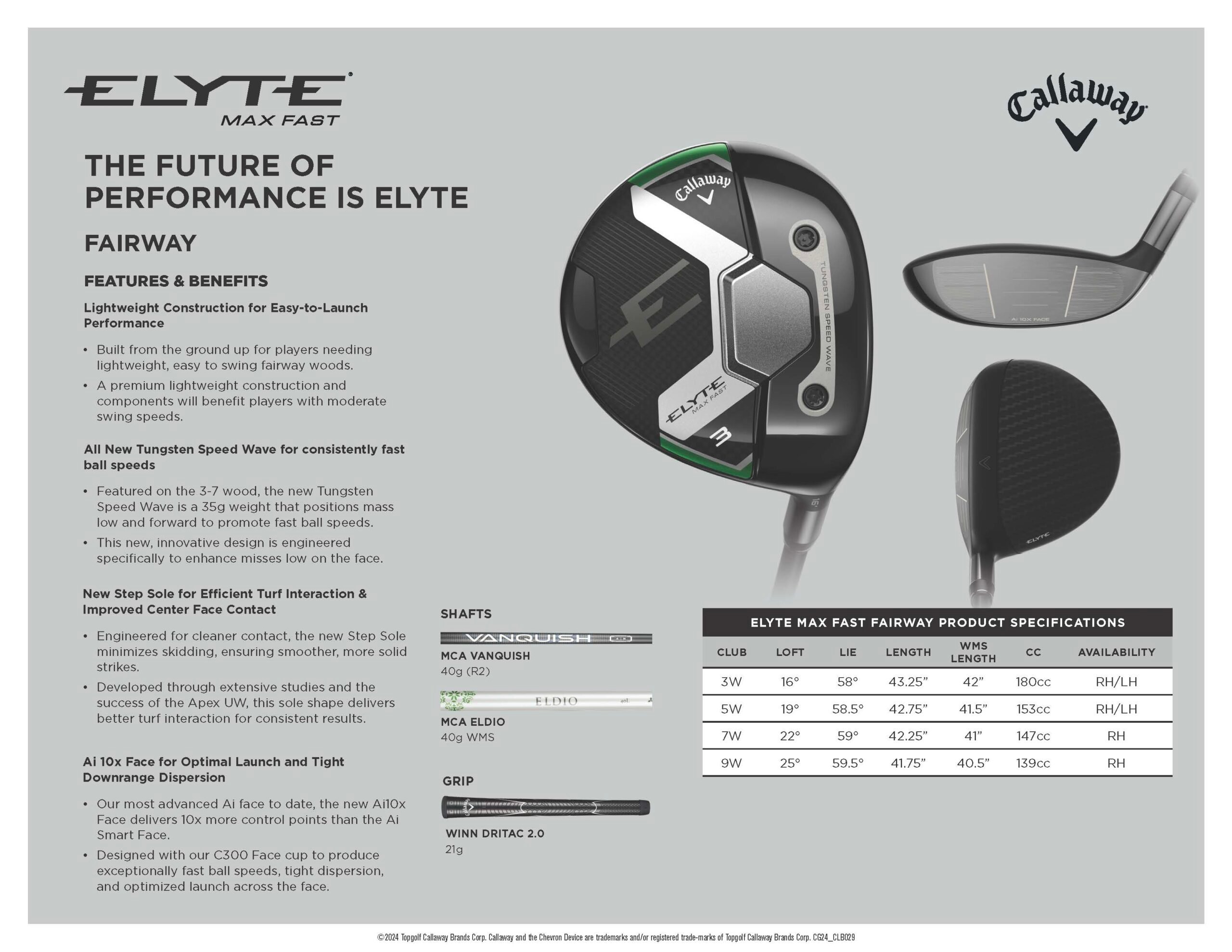 CG24_CLB029_2025ElyteAssets_SellSheets_Fairway-Elyte_MaxFast